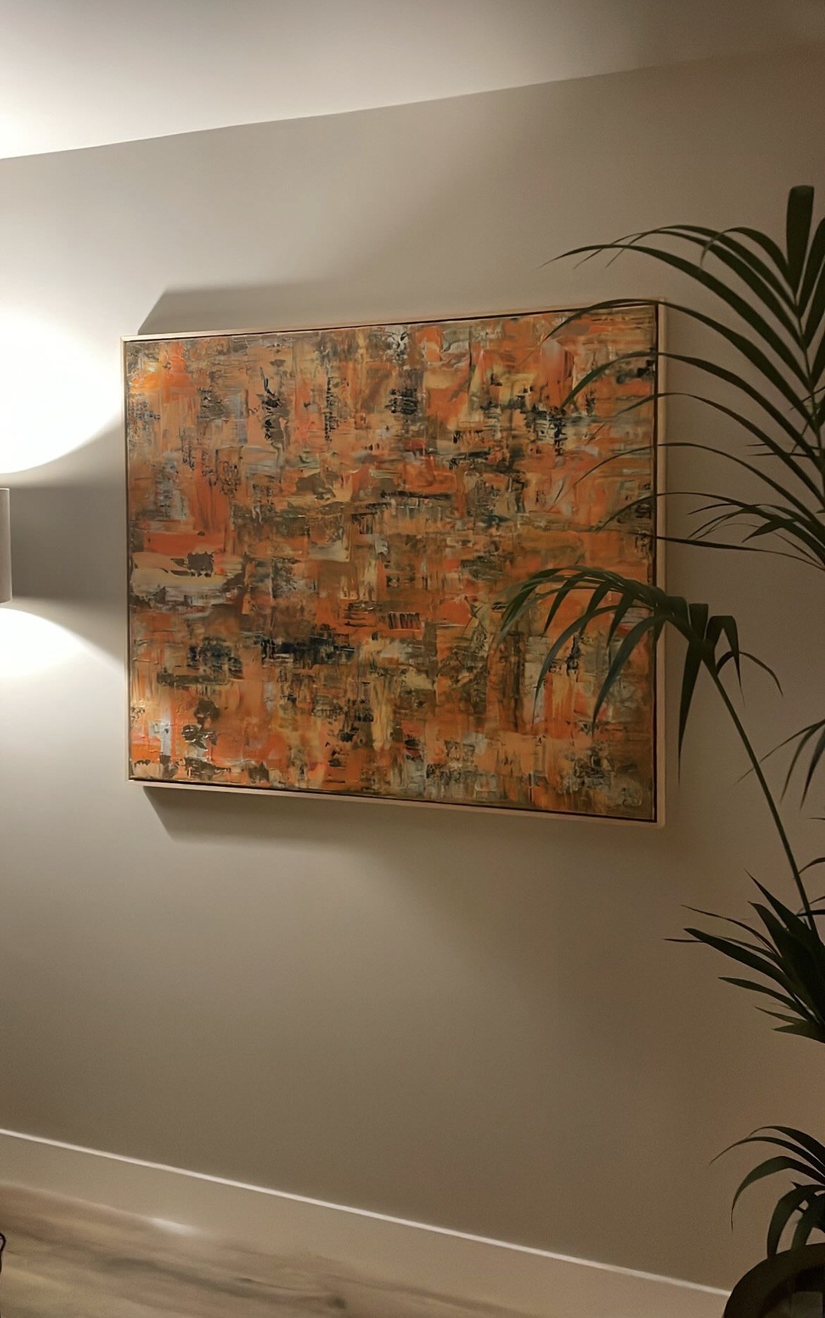 Gemälde von Jessie Dechering im Interieur eines Kunden